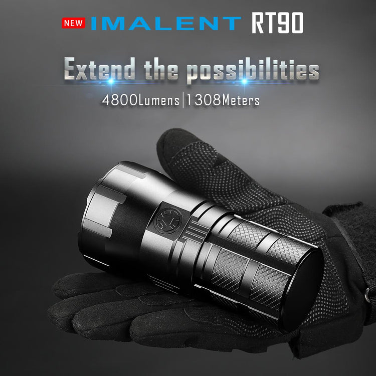 IMALENT RT90 4800 Lumens Flashlight