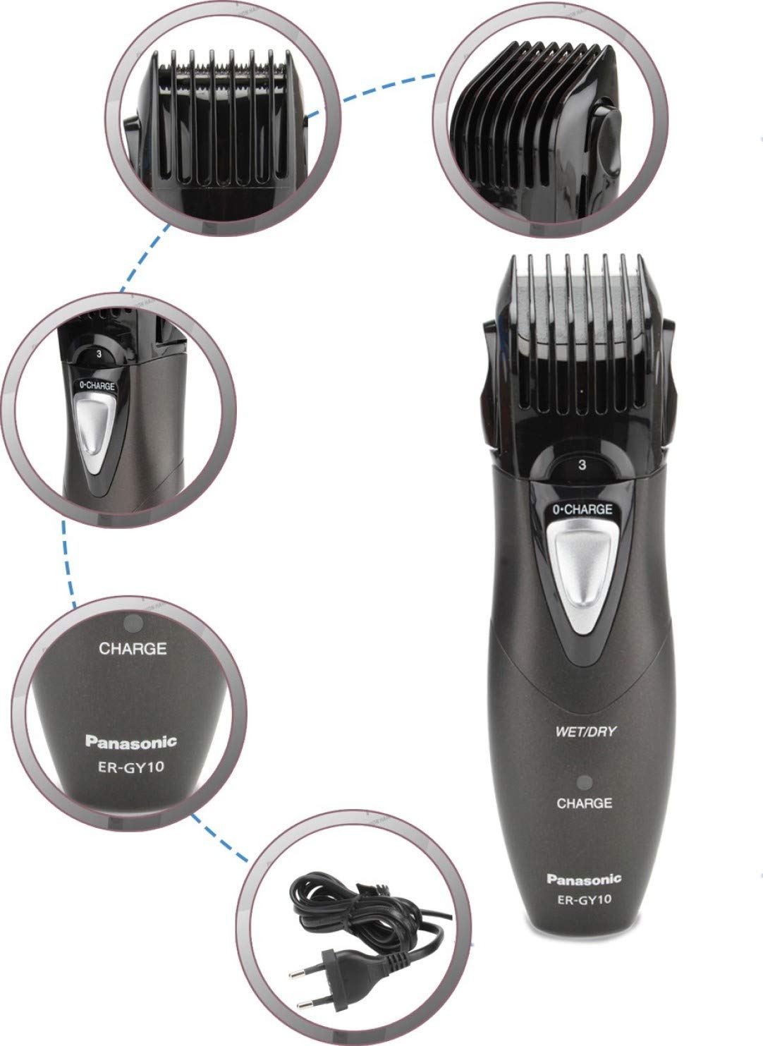 Panasonic ER-GY10K 6-in-1 Men Body Grooming Kit