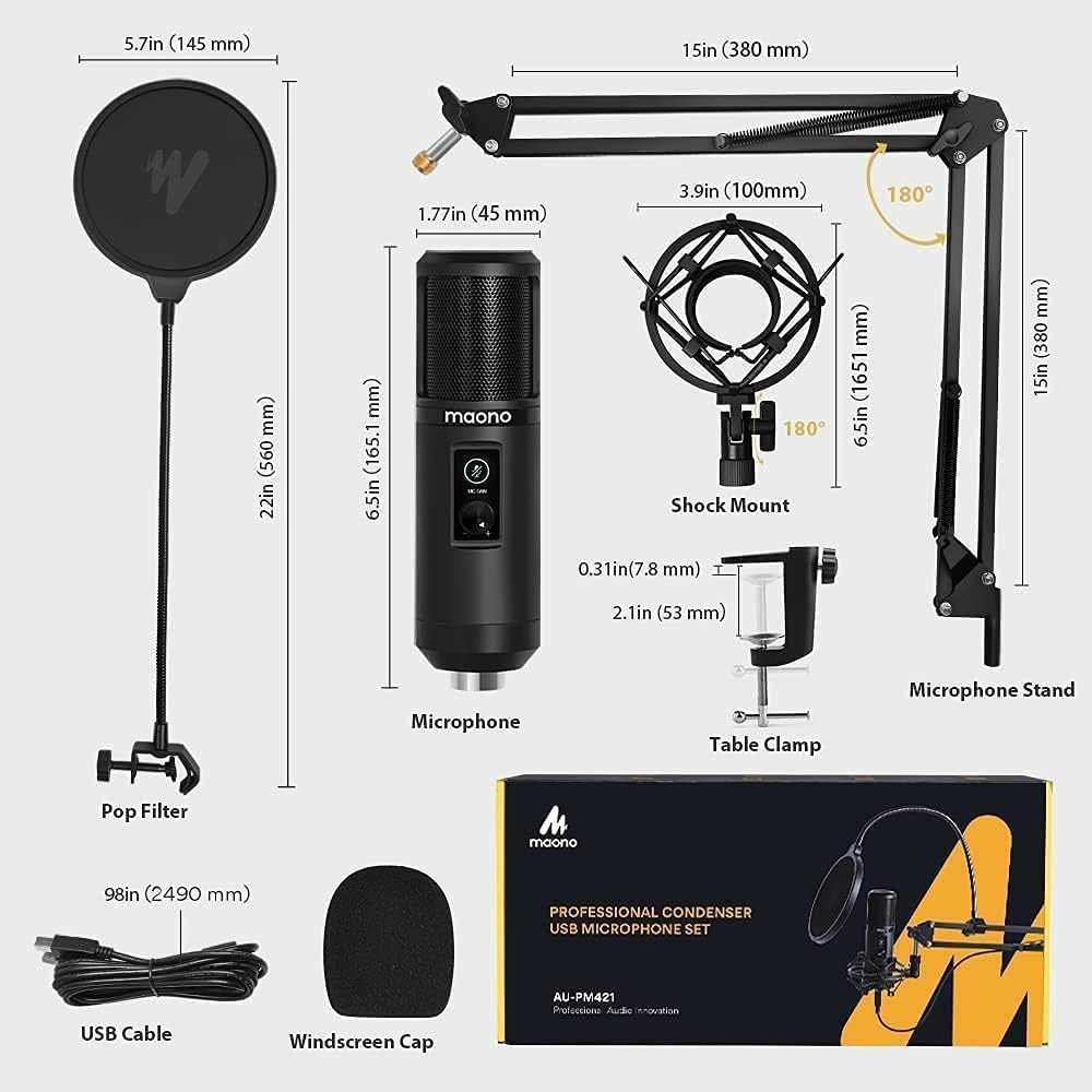 MAONO AU-PM421 The Ultimate Microphone