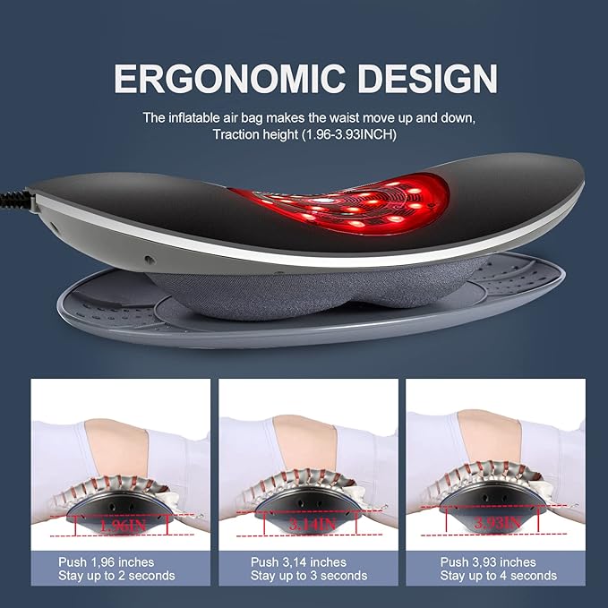 Jimugor Electric Lumbar Traction Device Massager