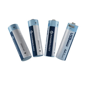 Powerology USB Rechargeable Lithium-ion Battery AA