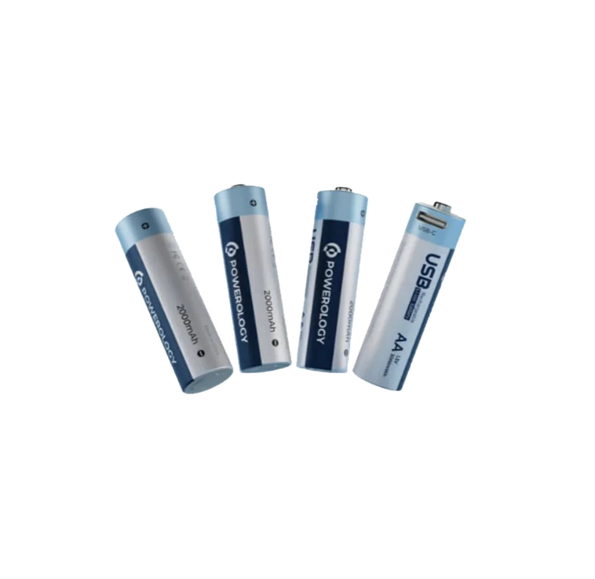 Powerology USB Rechargeable Lithium-ion Battery AA