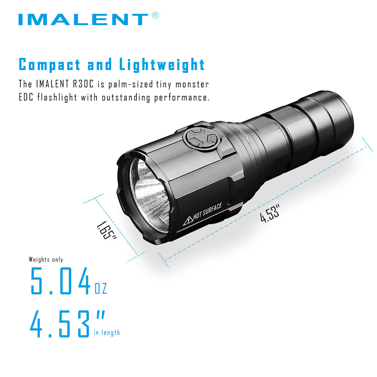 IMALENT R30C Mini EDC Flashlight