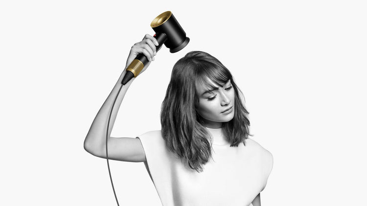 Dyson Supersonic Hair Dryer Onyx Black and Gold