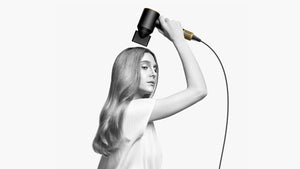 Dyson Supersonic Hair Dryer Onyx Black and Gold